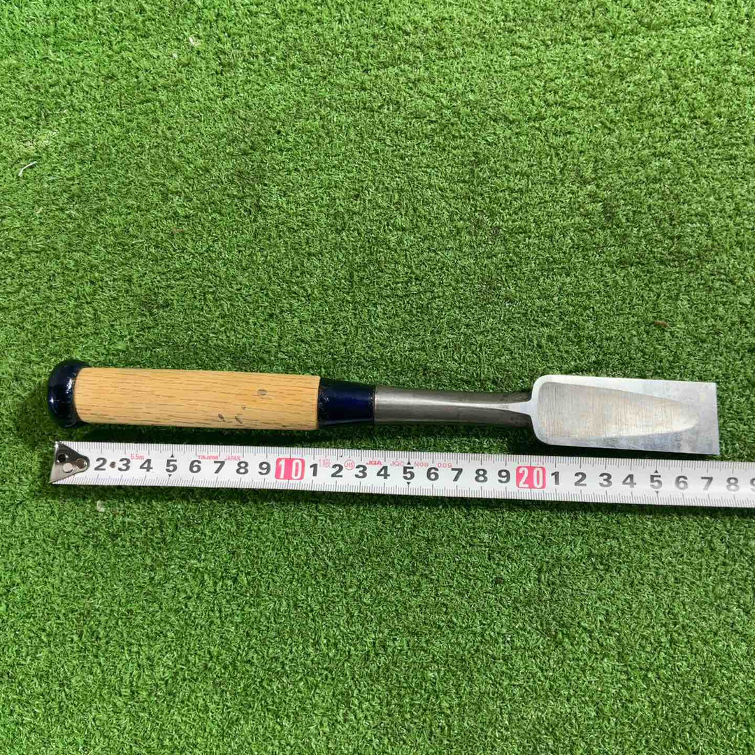 常弘作 叩き鑿 八分 全長約275mm 刃幅約30mm 【川口店】