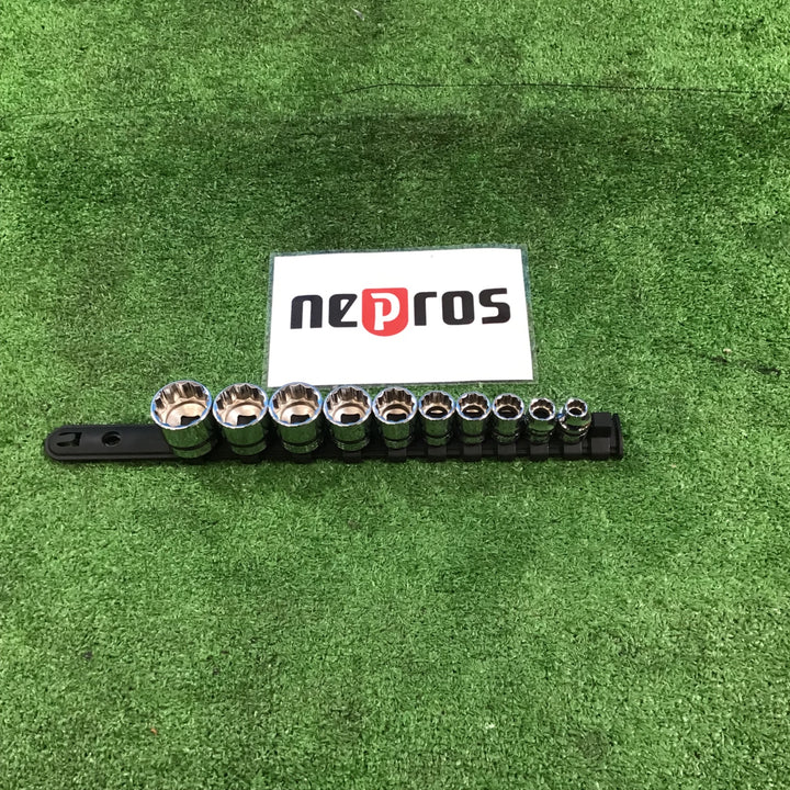 【中古品】ネプロス(nepros)ソケット12角 NB3-8W-24W 10個セット【岩槻店】