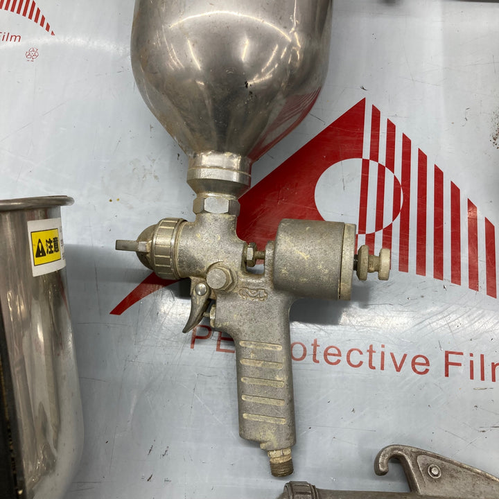 【中古現状品】アネスト岩田 明治 スプレーガン WIDER-60・61・HS2Y-G30・吹付ガンセット 計8個セット【東大和店】