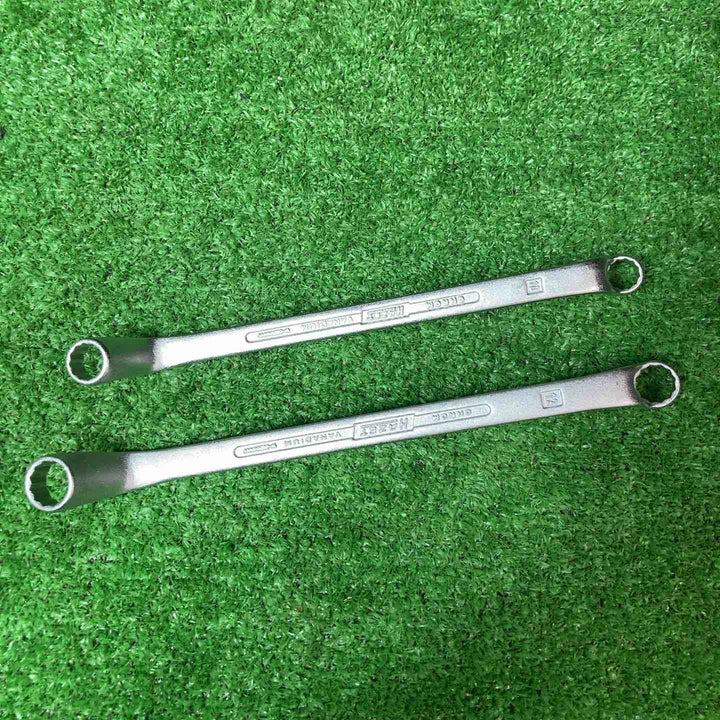 【美品】ハゼット(HAZET) ダブルボックスエンドレンチ(オフセットメガネ) 12本組 630 6mm-32mm【岩槻店】