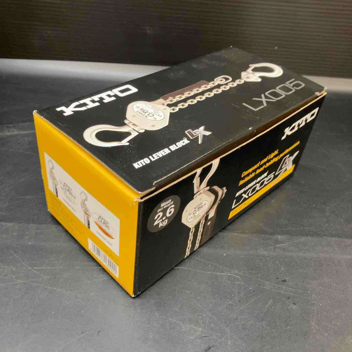 【未使用品】KITO(キトー) レバーブロック LX005 (LX1B)【川越店】