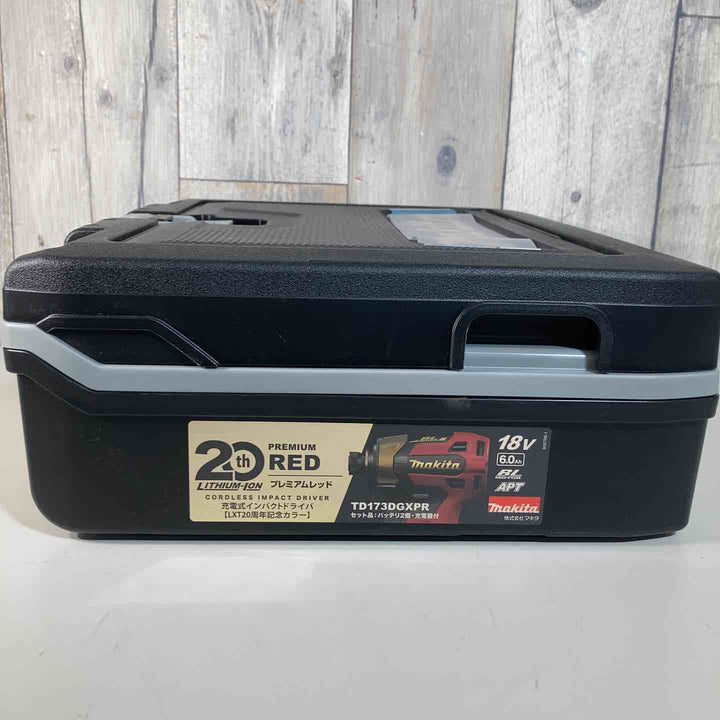 ★マキタ(makita) コードレスインパクトドライバー TD173DGXPR LXT20周年記念限定カラー プレミアムレッド【戸田店】