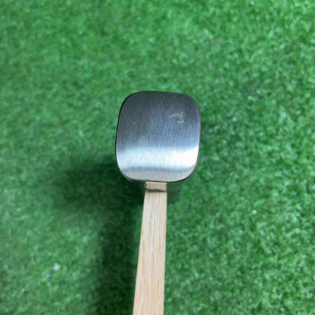 【未使用品】 道心斎正行 80匁 四角玄翁 墨流し 柄付き【藤沢店】