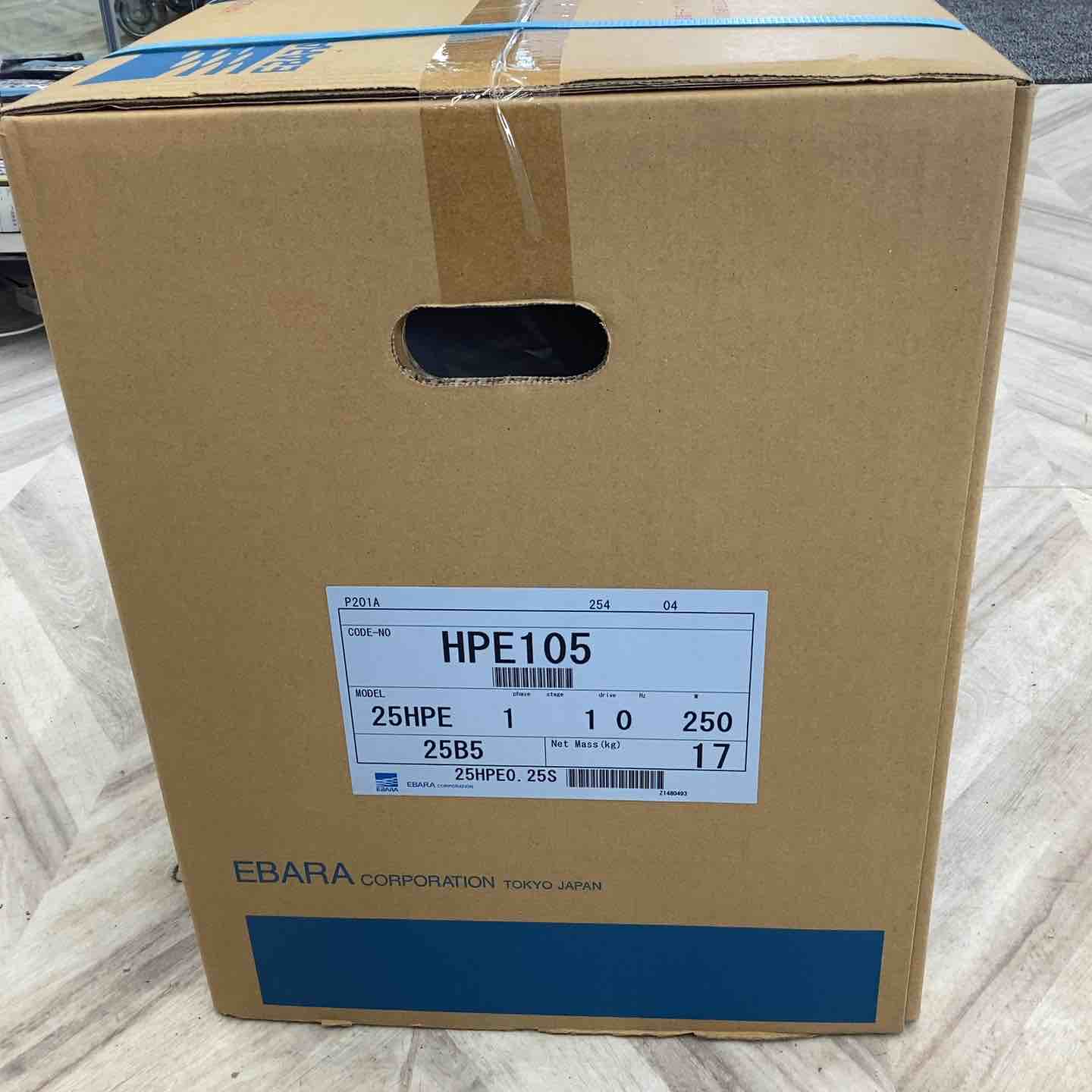 ☆エバラポンプ(荏原製作所) 浅井戸用インバータポンプ 25HPE0.25S