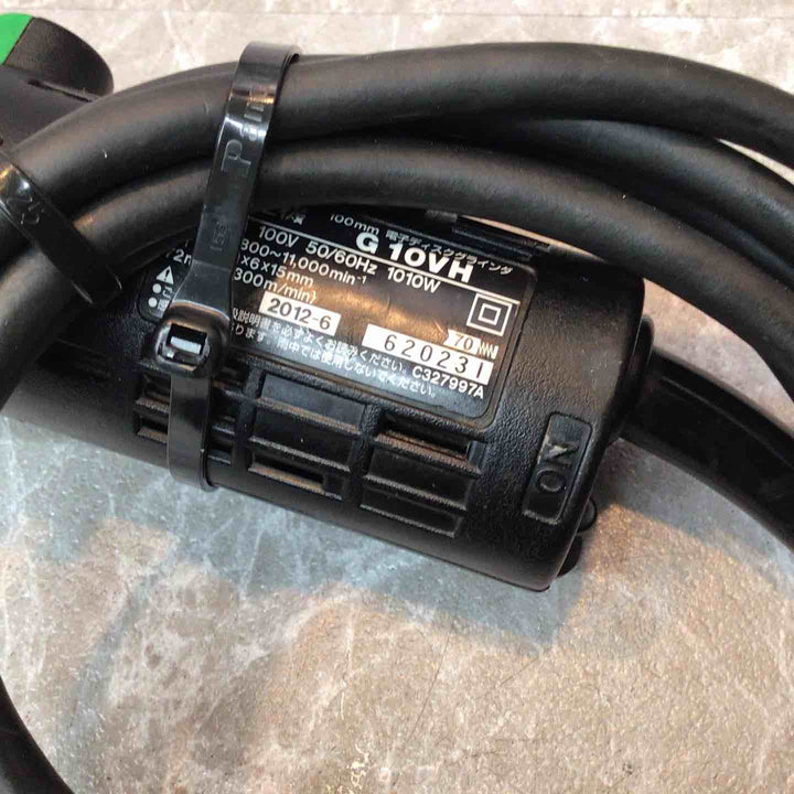 ◇HiKOKI(旧日立工機) 無段変速電子ディスクグラインダ G10VH【八潮店】