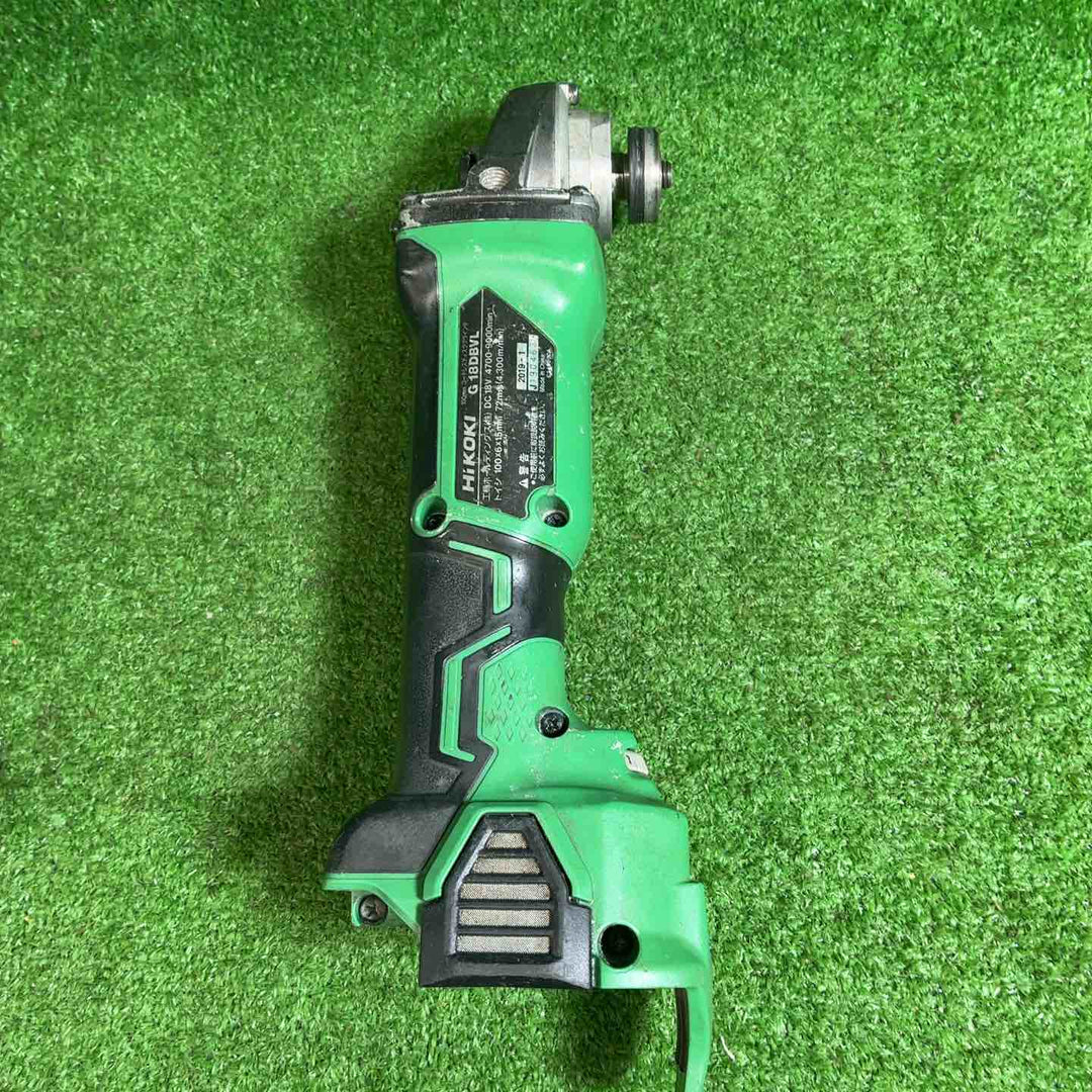 【中古品】 ハイコーキ(HIKOKI ※旧:日立工機) コードレスディスクグラインダー 100mm  G18DBVL(NN)(L) 【藤沢店】