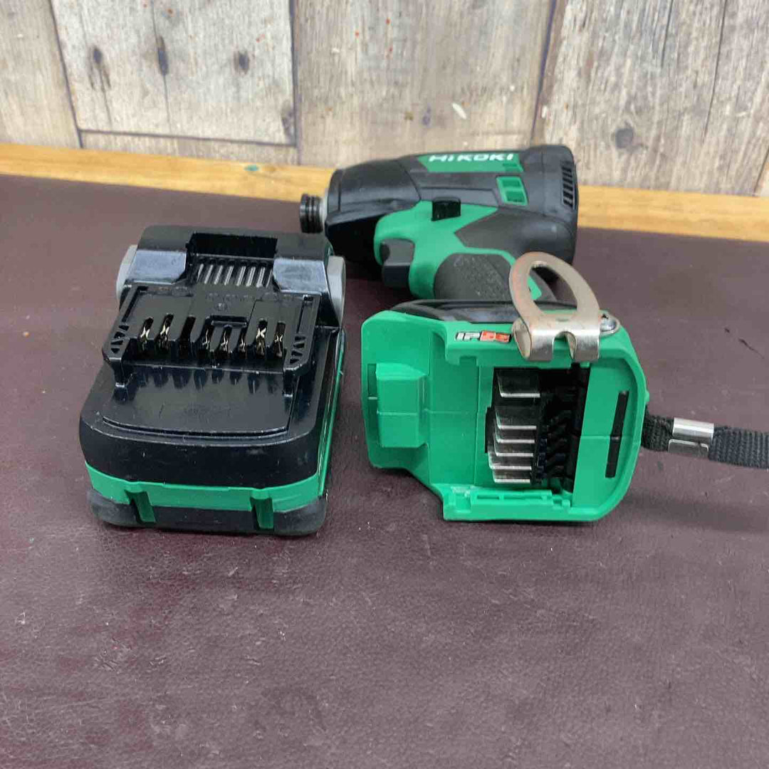 【中古品】 ハイコーキ(HIKOKI) コードレス静音インパクトドライバ WHP18DA(NN) バッテリー1個付属 【東大和店】