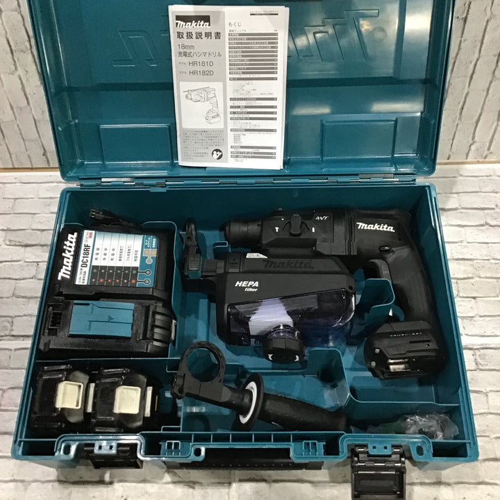 ★マキタ(makita) コードレスハンマドリル HR182DRGXVB【川口店】