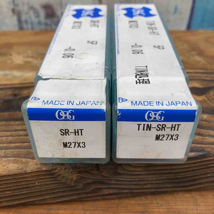 【未使用品】OSG オーエスジー M27X3 5P タップ TIN-SR-HIT SR-HT 各1点ずつ セット【柏店】