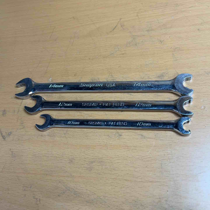 Snap-on スナップオン　オープンエンドスピードレンチ　SRSM10/SRSM12/SRSM14　3個 【越谷店】