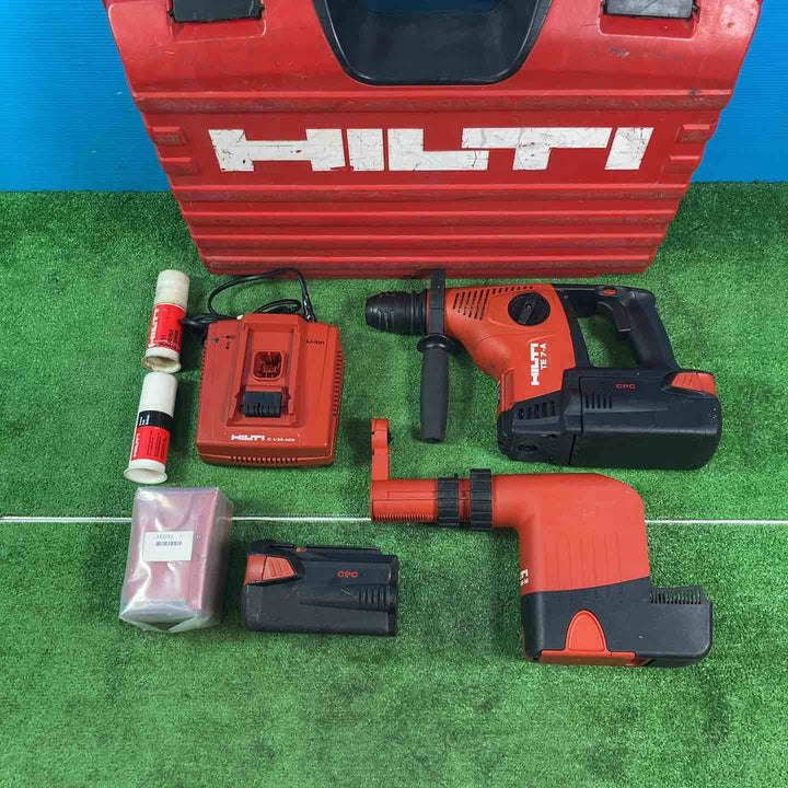 ◇ヒルティ(HILTI) コードレスハンマドリル TE7-A 集じんシステム付 ※充電器コード補修あり【岩槻店】