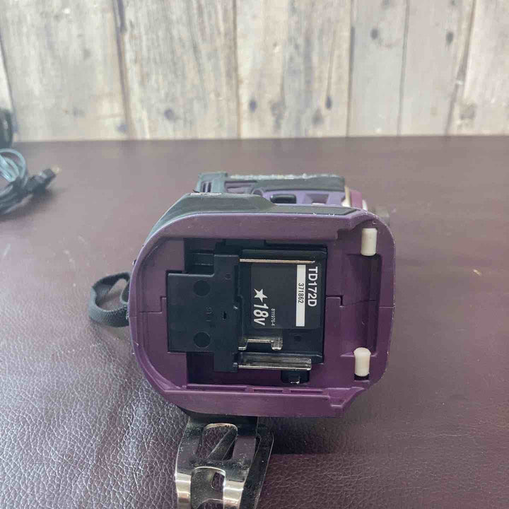 【中古品】 マキタ(makita) 18V コードレスインパクトドライバー TD172DGXAP フルセット 人気色パープル/紫 【東大和店】