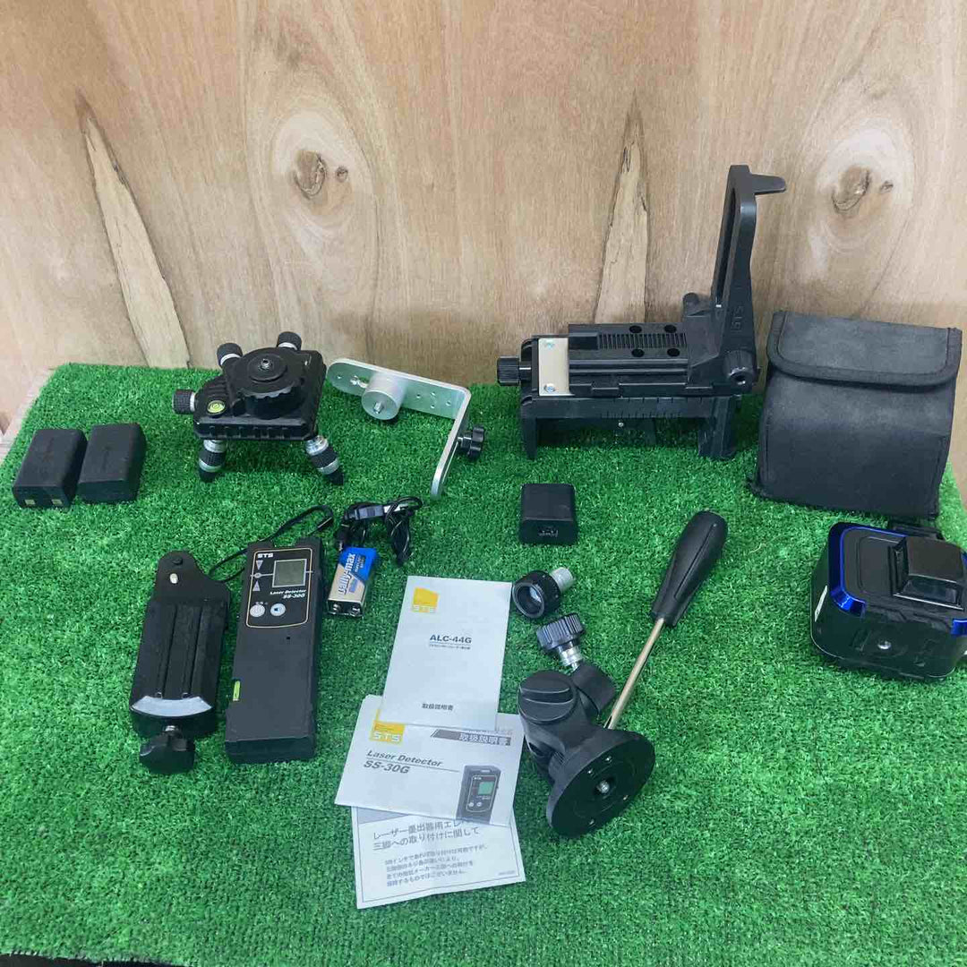 【中古品】STS(ALINCO) フルライングリーンレーザー墨出し器 ALC-44G 動作確認済み【川越店】