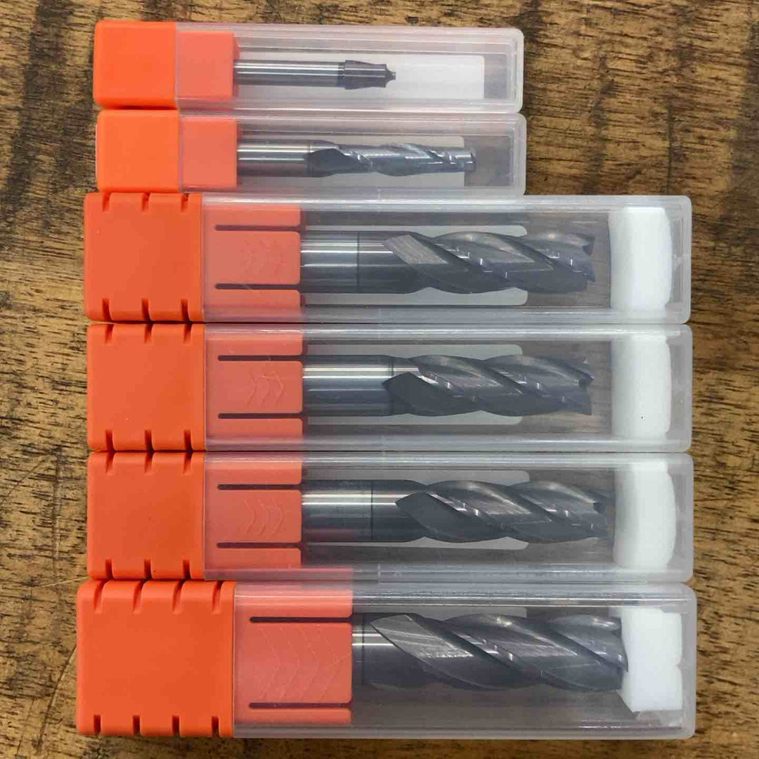 【未使用品】日進工具 NSTOOL エンドミル インナーRカッター MSE430×4 MIR200×1 NTER2X×1 6本セット【八潮店】