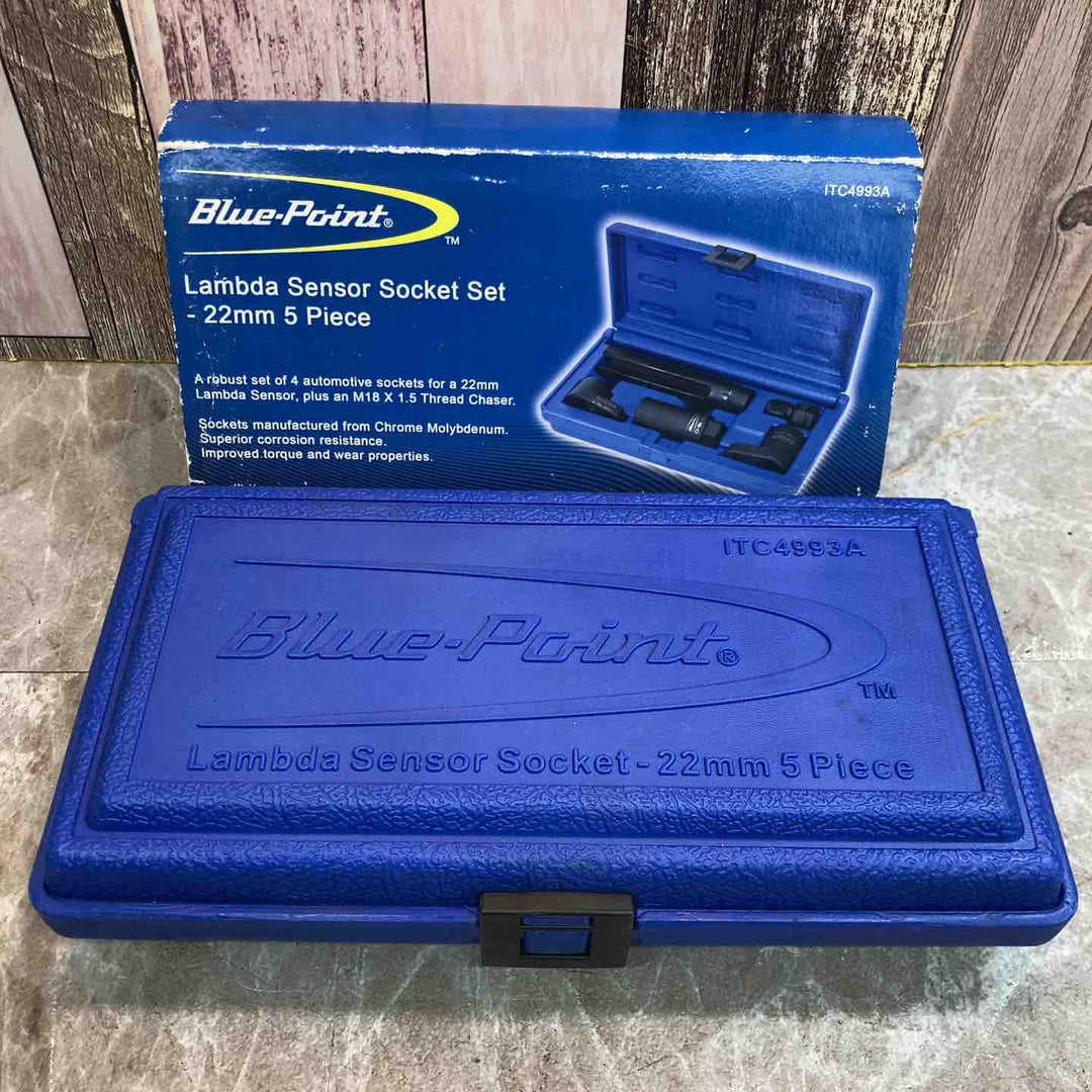 【中古品】ブルーポイント/BluePoint ラムダセンサーソケット セット 22mm 5ピース M18 Blue-Point ITC4993A【八潮店】