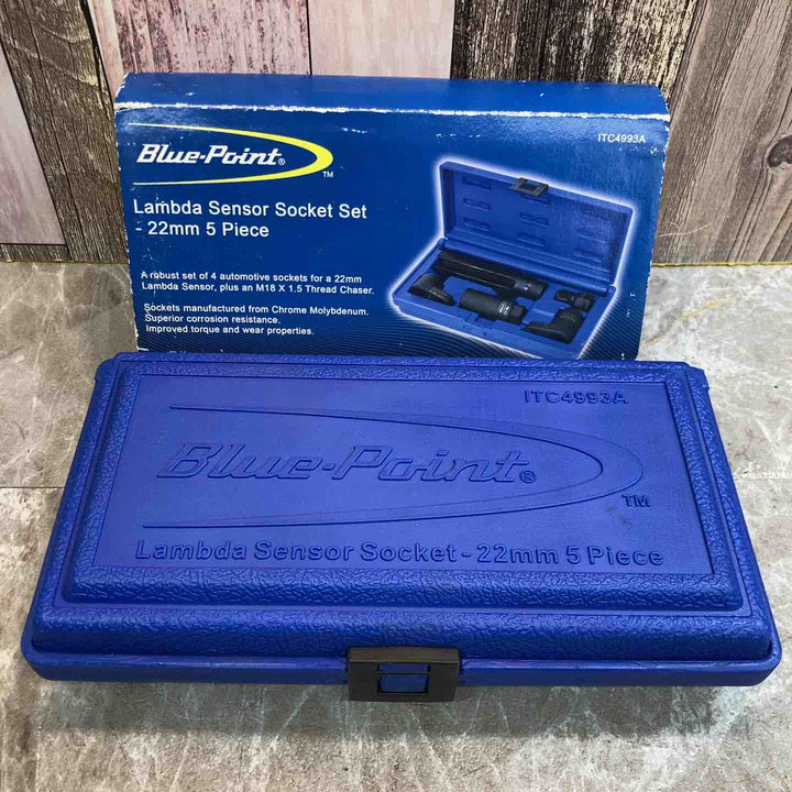 【中古品】ブルーポイント/BluePoint ラムダセンサーソケット セット 22mm 5ピース M18 Blue-Point ITC4993A【八潮店】