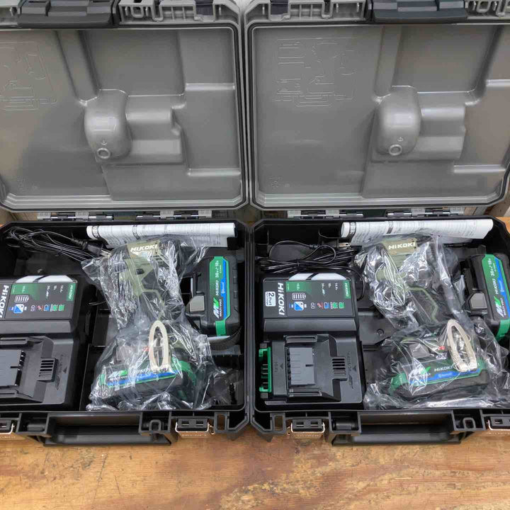 【未使用品】★ハイコーキ(HIKOKI ※旧:日立工機) コードレスインパクトドライバ フォレストグリーン WH36DD(2XHGSZ) 2台セット まとめ売り 純正【柏店】