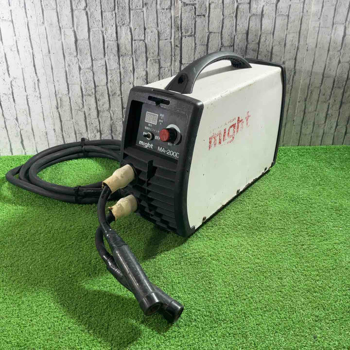 ◇マイト工業(might) インバーター直流アーク溶接機 MA-200DF 単相200V 動作確認済【川口店】