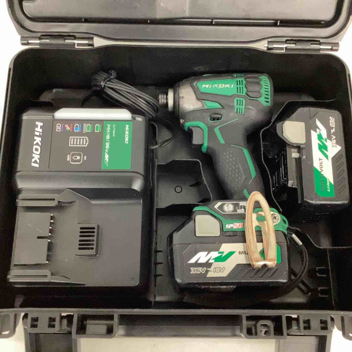 ★ハイコーキ(HIKOKI ※旧:日立工機) コードレスインパクトドライバー WH18DDL2(2LXPK)(L)【狭山】