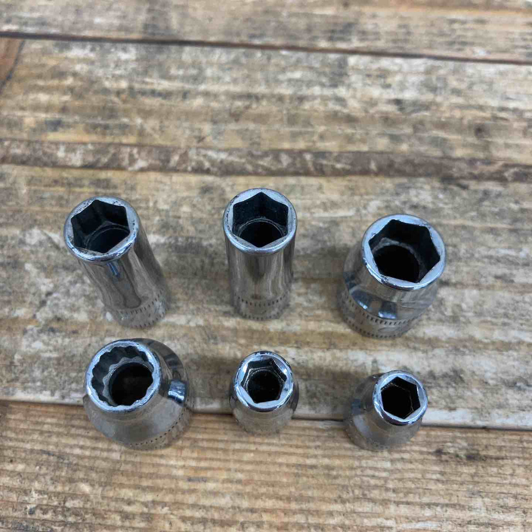 【中古品】 スナップオン(Snap-on) ソケットまとめ TMMS8 RFSM12など 計12個セット 1/4 3/8 ブランド ショート ディープ 【東大和店】