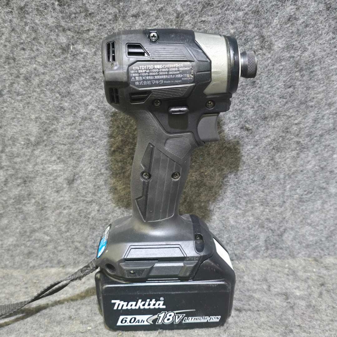 【中古品】マキタ(makita) コードレスインパクトドライバー TD173DRGXB【桶川店】