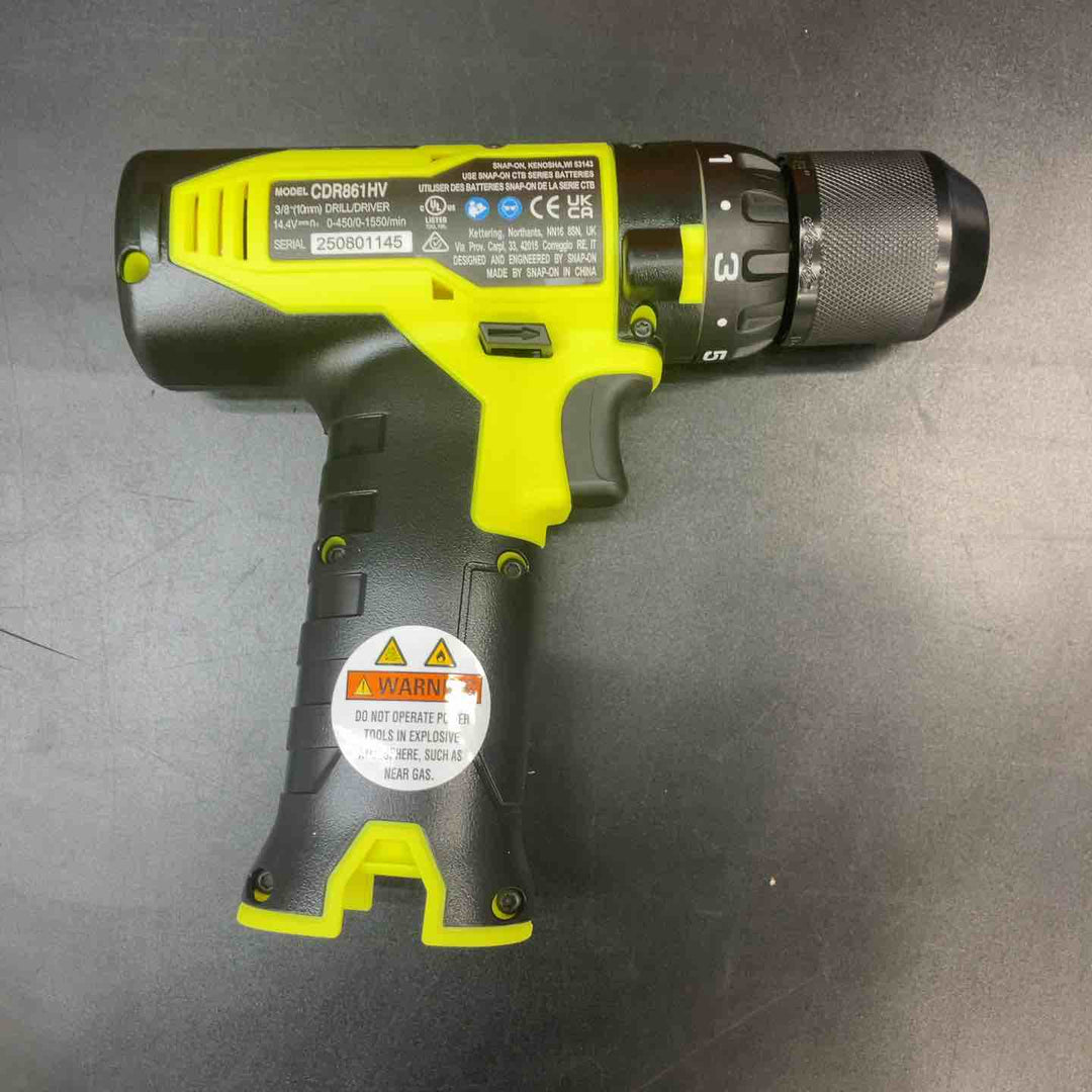 【未使用品】スナップオン(Snap-on) 14.4V コードレスドリル CDR861HVW1 本体+バッテリー1個セット【川越店】