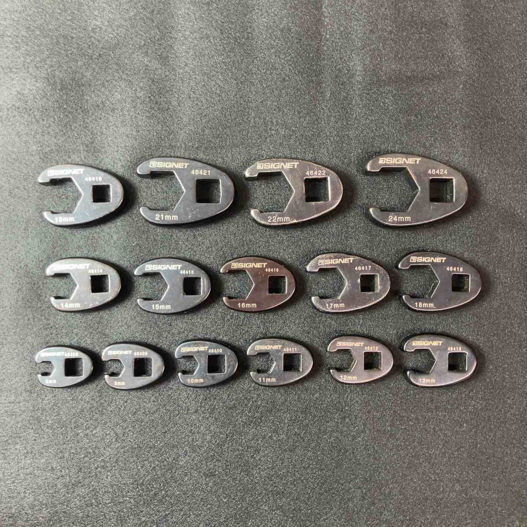 【中古品】 シグネット(SIGNET) 15PC クローフットレンチセット♯46905 【東大和店】
