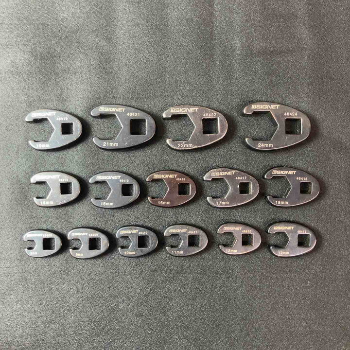 【中古品】 シグネット(SIGNET) 15PC クローフットレンチセット♯46905 【東大和店】
