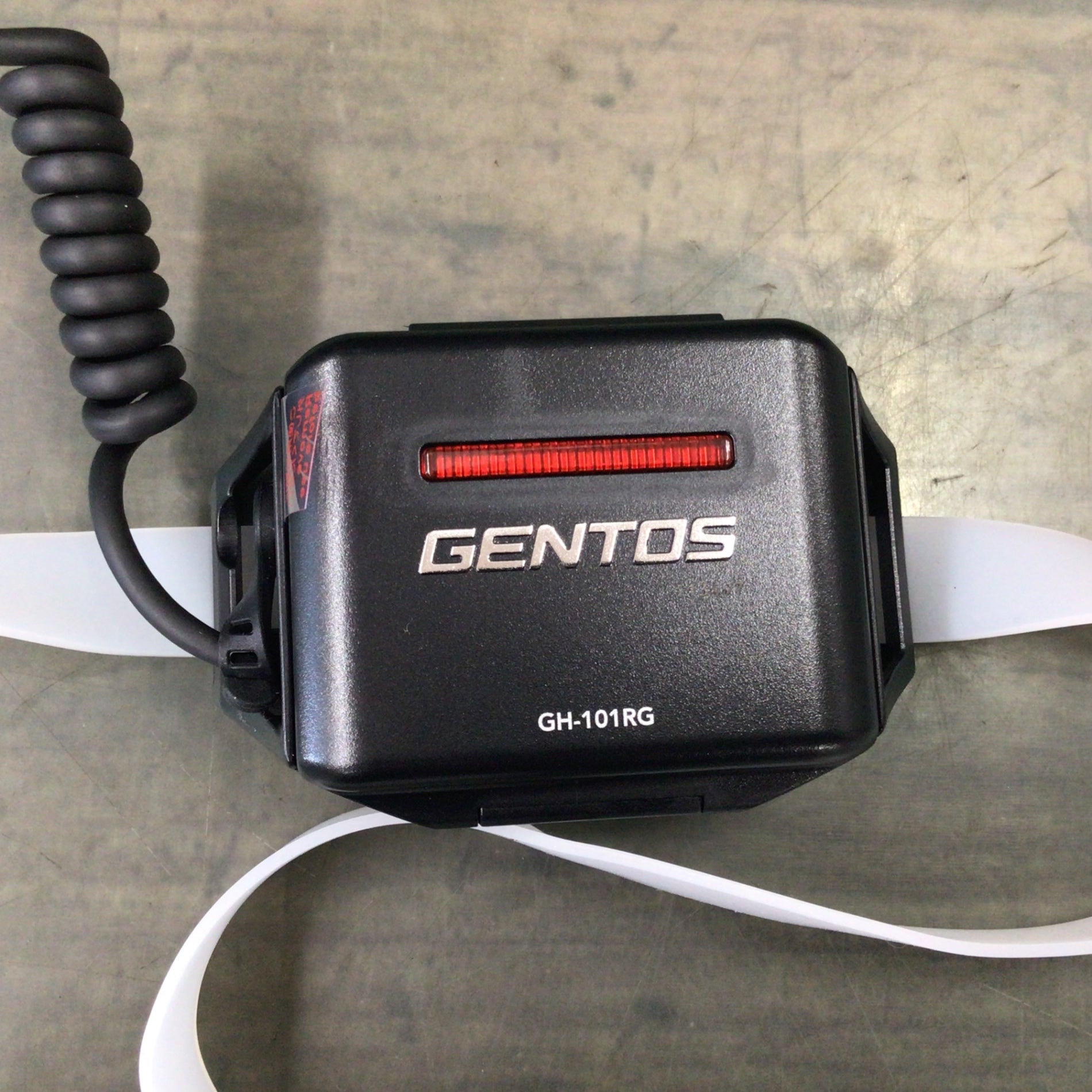 GENTOS LED ヘッドライト USB充電式 GH-101RG ANSI規格準拠 ブラック