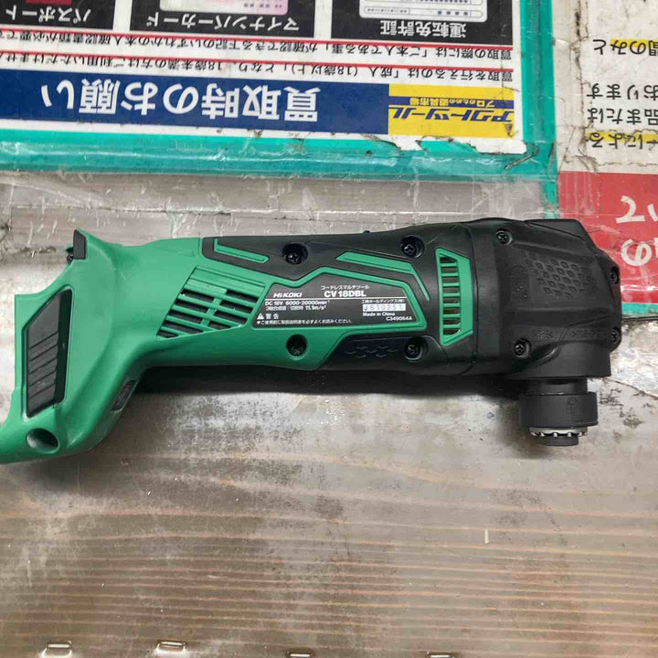 ★ハイコーキ(HIKOKI ※旧:日立工機) コードレスマルチツール CV18DBL(NN)　本体のみ【戸田店】