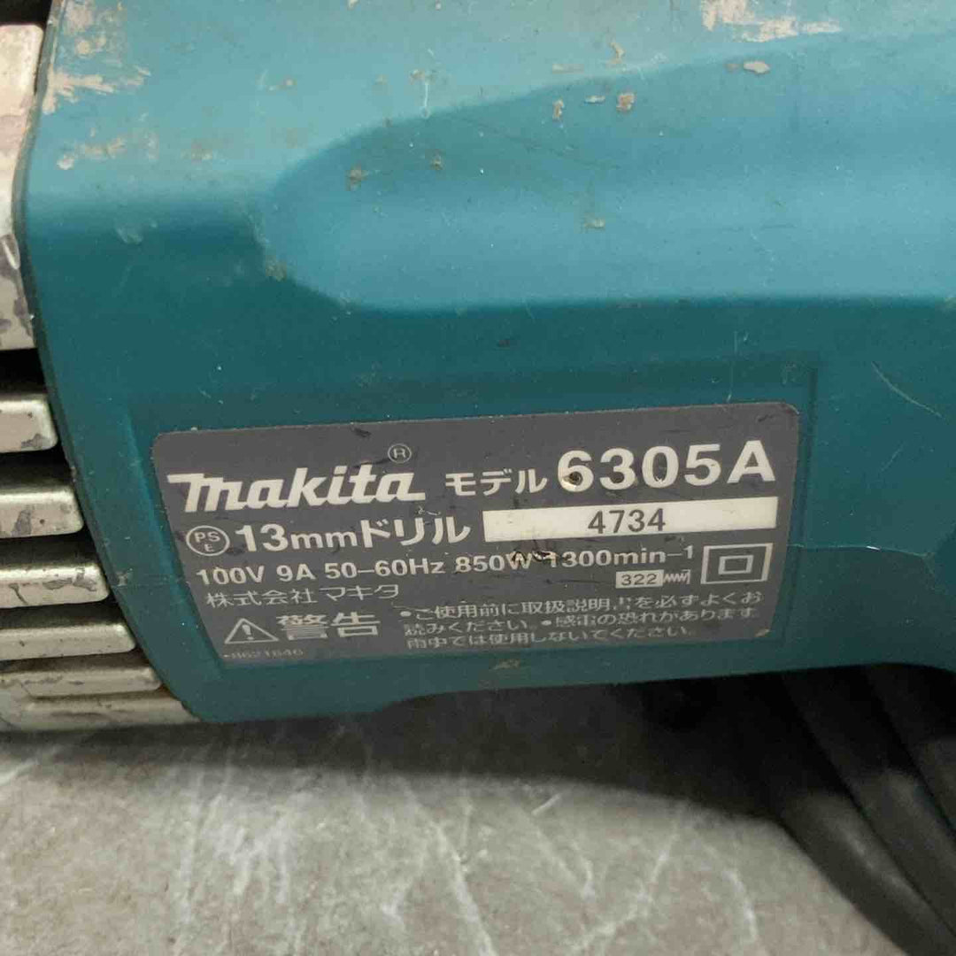 ☆マキタ(makita) 電気ドリル 6305A ブレーキ付【八潮店】