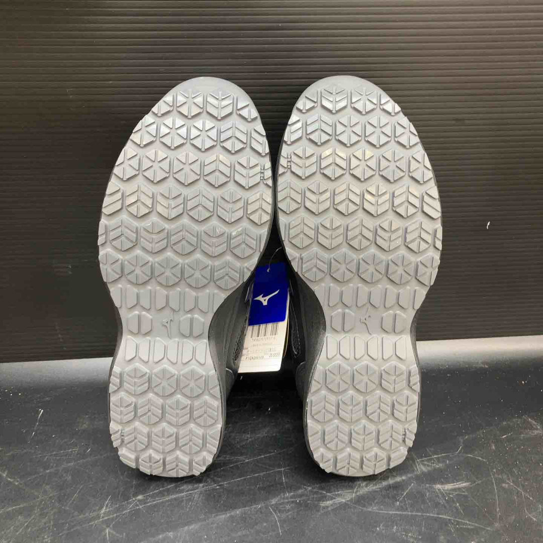 ミズノ 安全靴 オールマイティLS3 22L(ベルトタイプ) ブラック×シルバー F1GA260109 25.5cm【川越店】