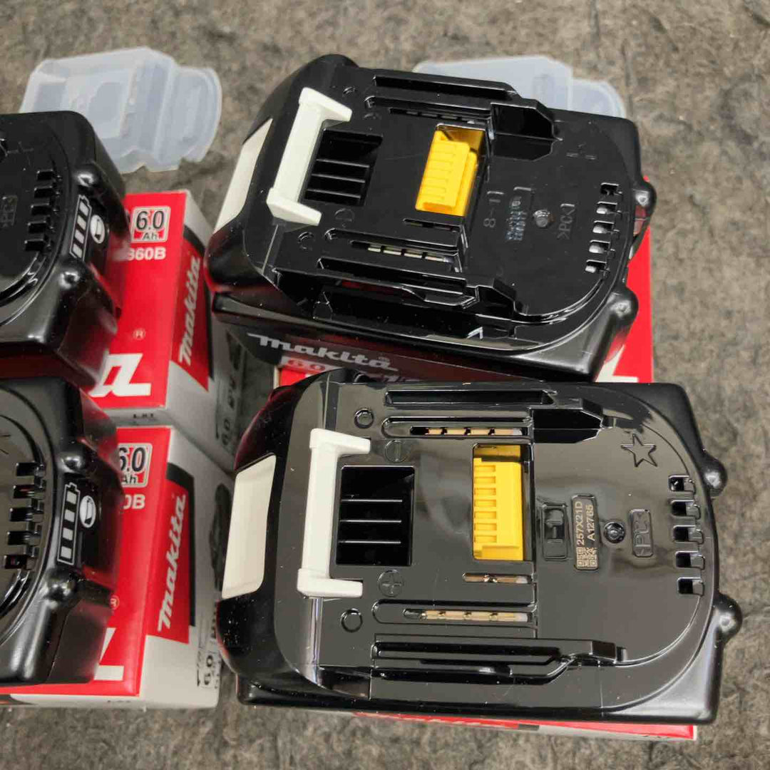 マキタ(makita) リチウムイオンバッテリー 18V/6.0Ah BL1860B まとめ売り 計6点【鴻巣店】