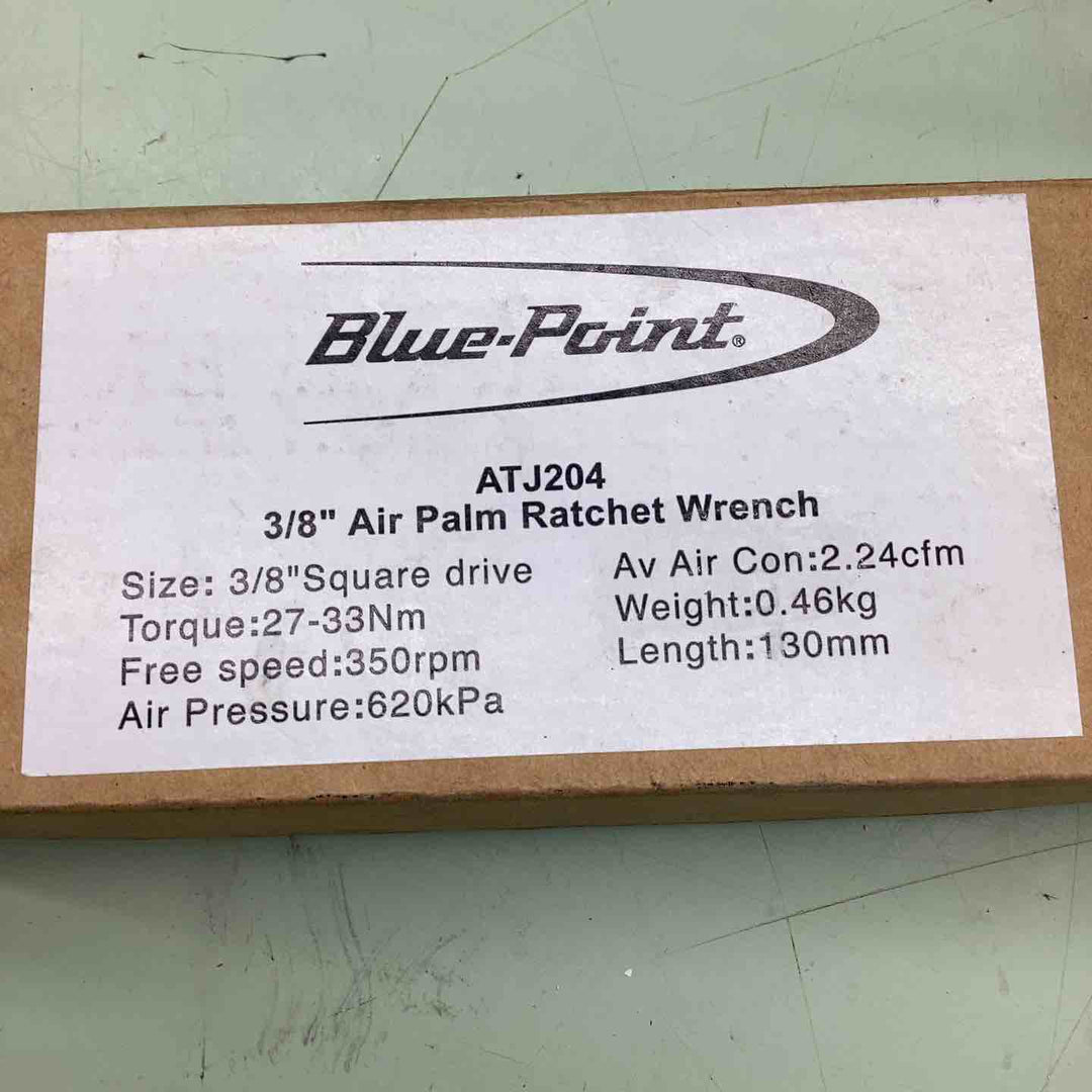Blue-Point 3/8エアラチェット ATJ204 ボルト ナット ボルト ナット ソケット 締め付け 取り外し 歯止め 装置 つめ車 【越谷店】