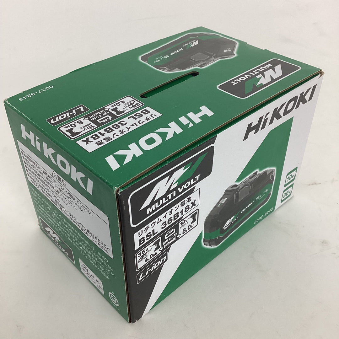 ★ハイコーキ(HIKOKI ※旧:日立工機) リチウムイオンバッテリー 36V/4.0Ah BSL36B18X【狭山】