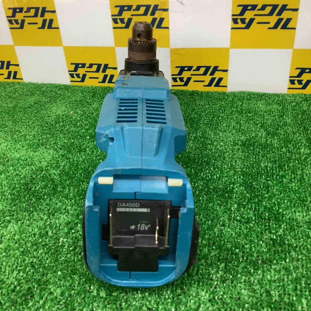マキタ(Makita) 13mm充電式アングルドリル 18V バッテリ・充電器別売 ケース付 DA450DZK 青【越谷店】