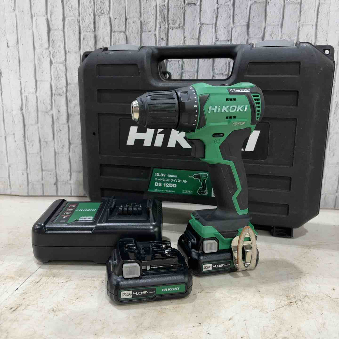 ★ハイコーキ(HIKOKI ※旧:日立工機) 10.8V コードレスドリルドライバー DS12DD(2LS)【川口店】