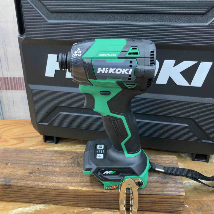 【美品】★ハイコーキ(HIKOKI ※旧:日立工機) コードレスインパクトドライバ アグレッシブグリーン WH36DD(2XHLSZ) 36V フルセット【柏店】