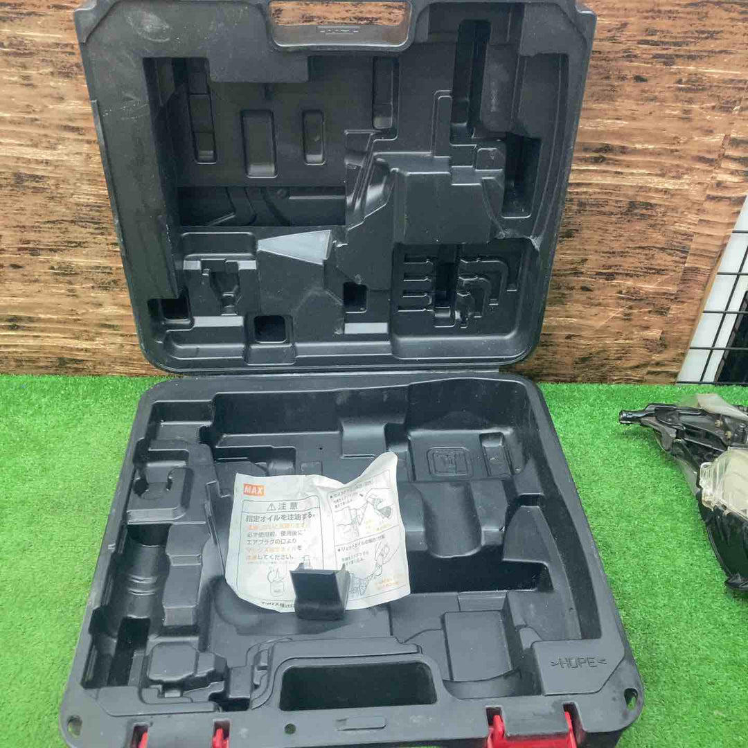 マックス(MAX) 高圧エア釘打ち機 HN-65N4(D)_ミリタリーグリーン 使用空気圧範囲 1.2～2.3MPa(約12～23kgf/cm2)【川越店】