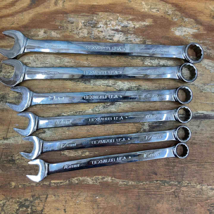 スナップオン(Snap-on) コンビネーションレンチセット 6点 OEXM220B/210/190/180/170/160【柏店】