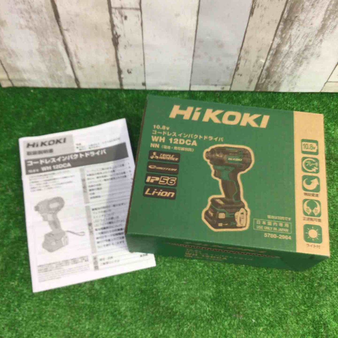 ハイコーキ(HIKOKI ※旧:日立工機) コードレスインパクトドライバー WH12DCA(NN)【町田店】
