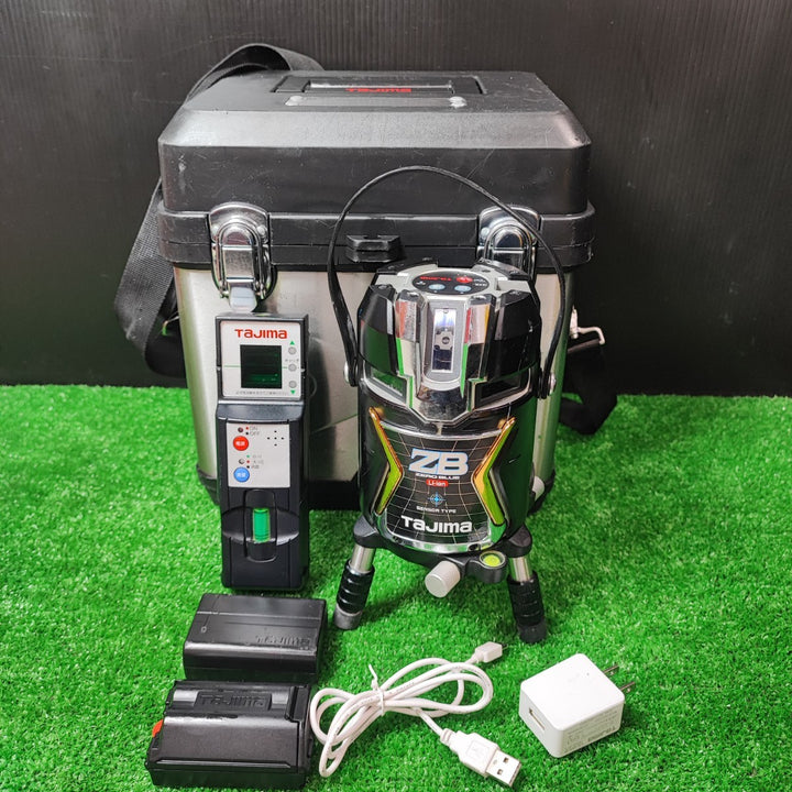 ◇タジマ(Tajima) ナビゼロブルーレーザー墨出し器 電子整準(センサー) 矩十字・横全周 ZEROBLS-KJC【岩槻店】