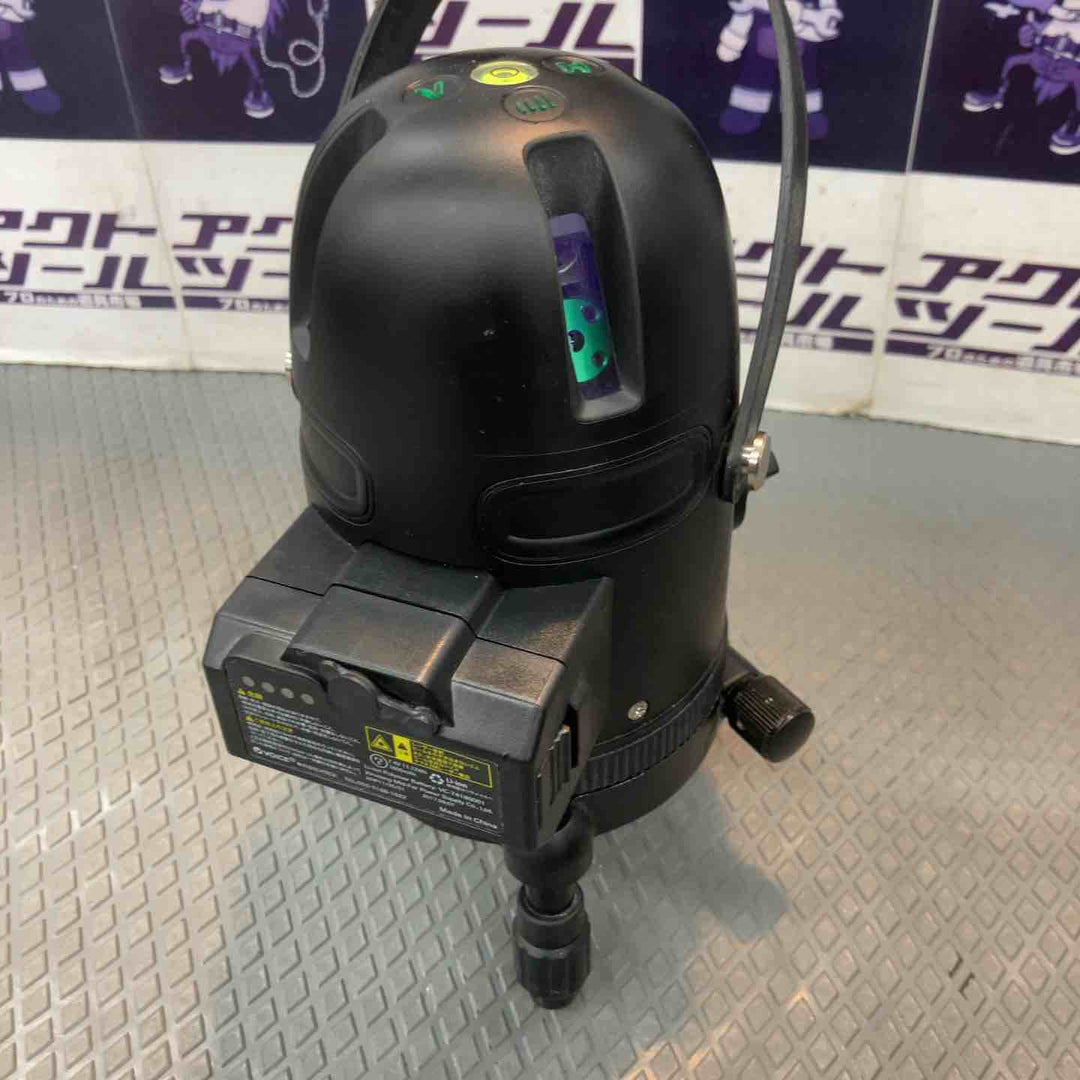 【中古品】VOICE レーザー墨出し器 5ライン(矩十字・横) グリーンレーザー Model-G5【所沢店】