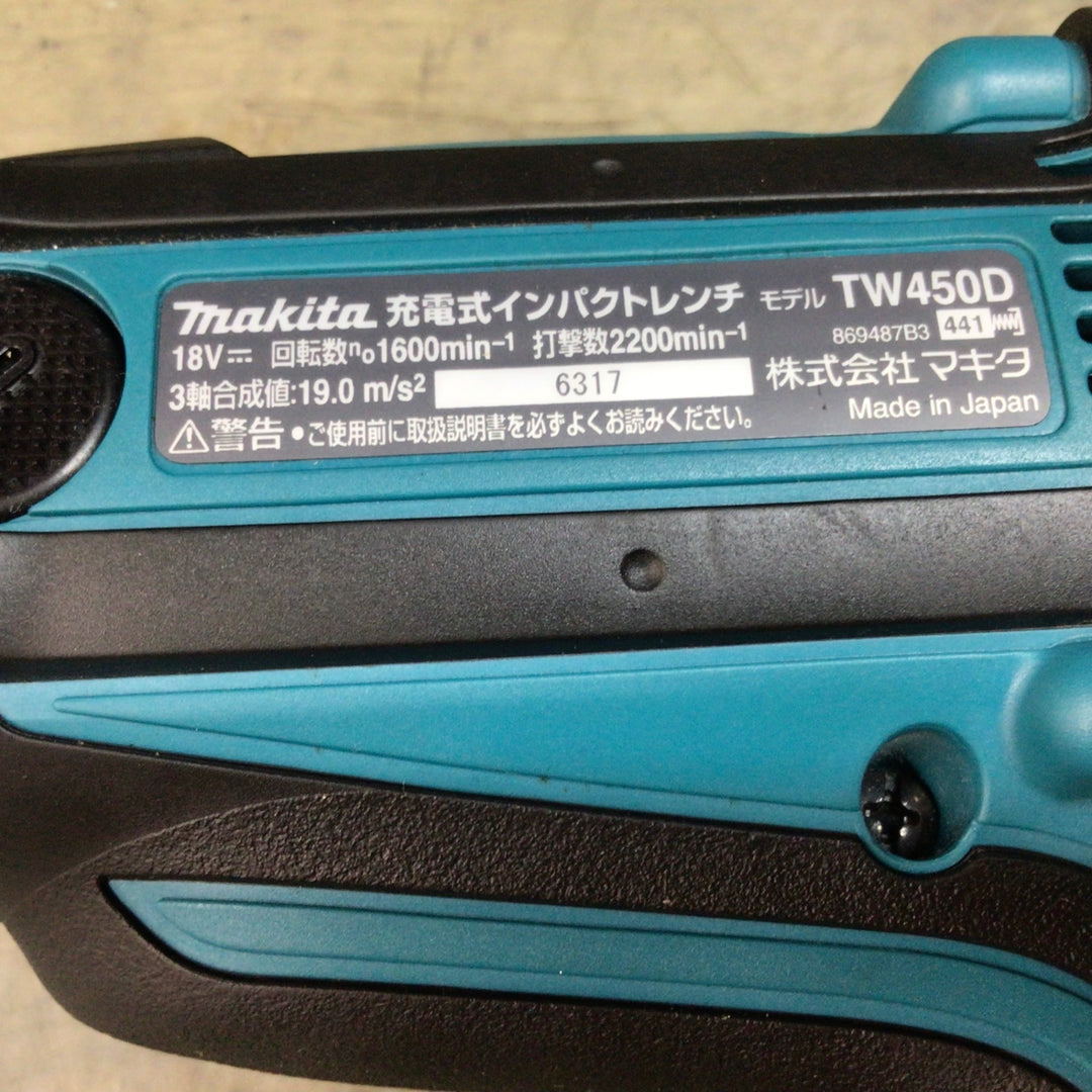 ☆マキタ(makita) コードレスインパクトレンチ TW450DZ 【東大和店】