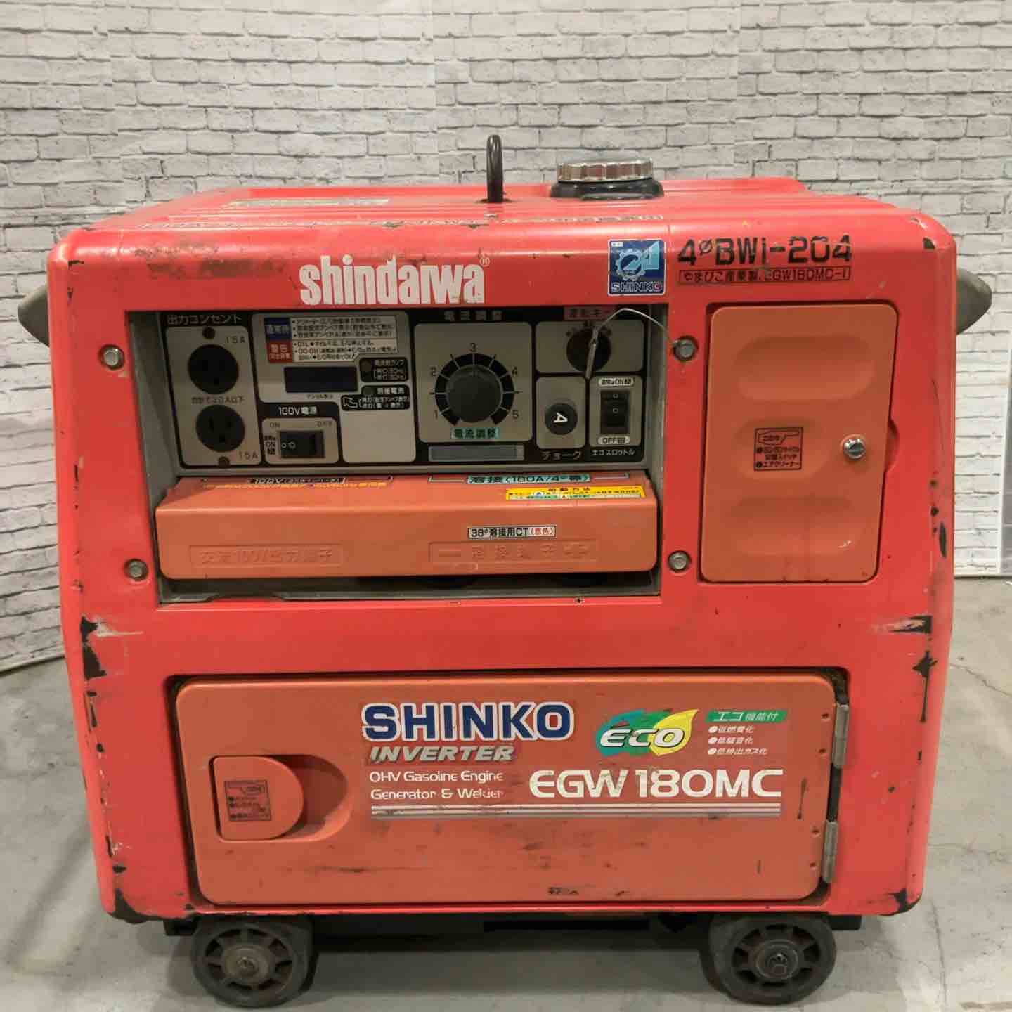 【完売】新ダイワ ガソリンエンジン溶接機  EGW180MC-i 新ダイワ(やまびこ) ガソリンエンジン溶接機 EGW180MC-i ウエダ金物