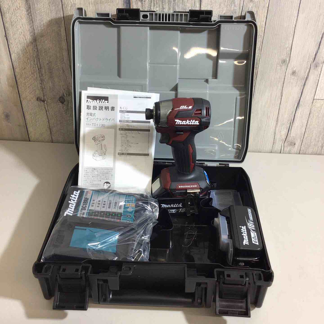 【未使用品】3台セット マキタ makita 充電式 18Vインパクトドライバー TD173DGXAR【戸田店】