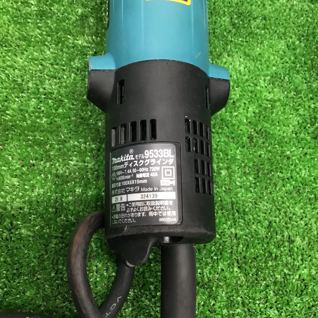 ☆マキタ(makita) 100mmディスクグラインダ 9533BL【草加店】