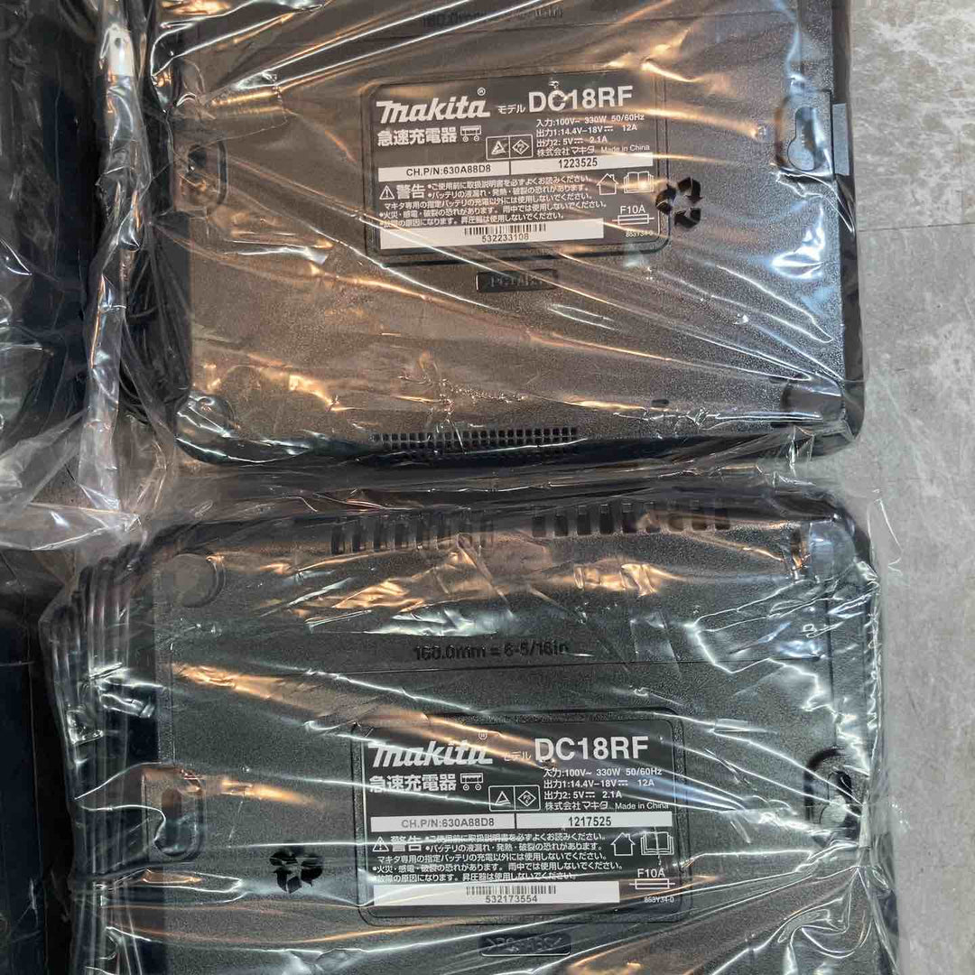 【未使用品】4個セット 純正 マキタ makita 急速充電器 DC18RF セットばらし品【八潮店】