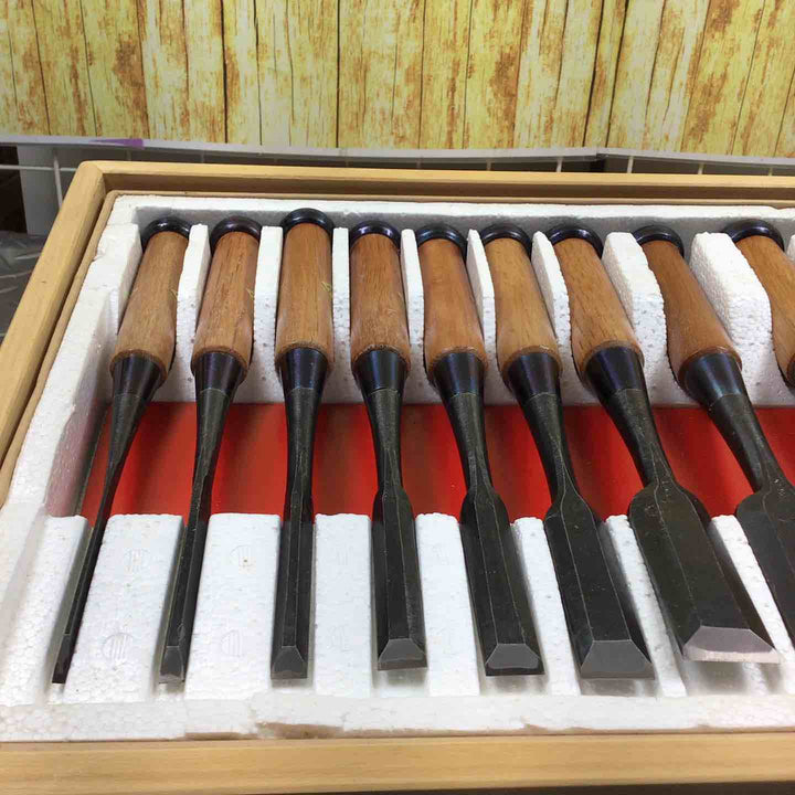 銘:橘左近 鑿 10本セット【川崎店】