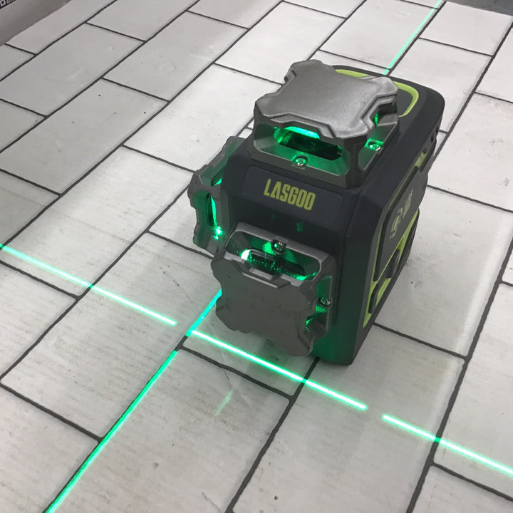 〇LASGOO グリーンレーザー墨出し器 LG-3D【所沢店】